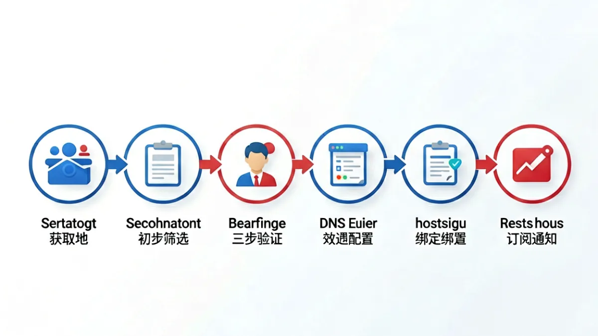 完整流程图：从获取cl最新地址到稳定访问的六个关键步骤，包含获取渠道、验证方法、DNS配置和长期维护